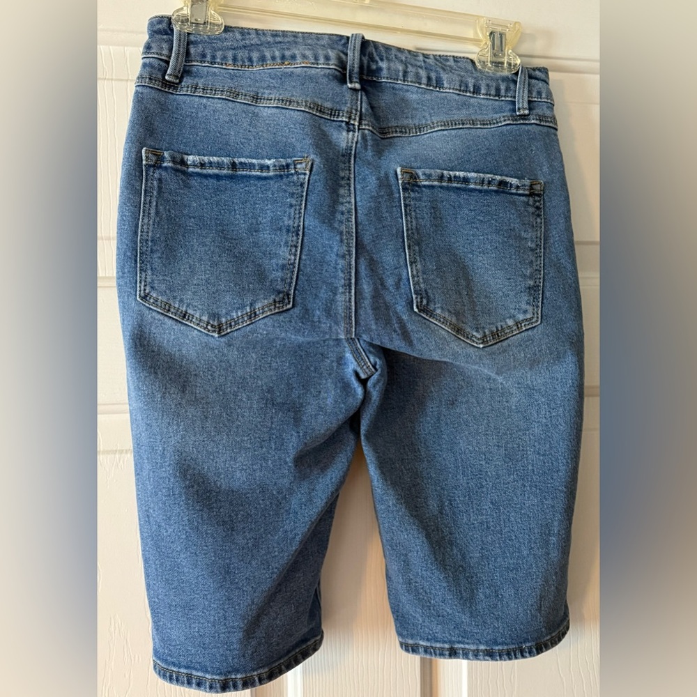 Unique Denim Kelly long denim shorts - Picture 2 of 10